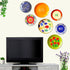 Tropical Blast Wall Plate Painting | Home Decor Plates | Hand Painted Gift